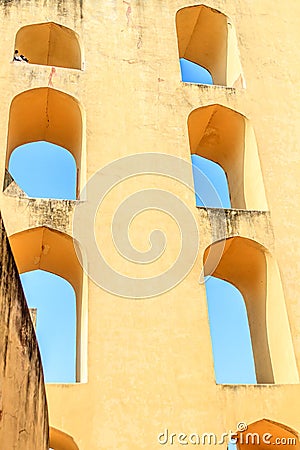 Samrat Yantra at Jaipur Stock Photo